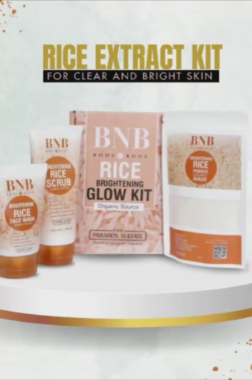 BNB Rice Glow Kit: The Ultimate 3-in-1 Radiance Reviver